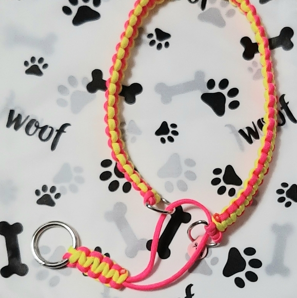 Paracord Dog Collar Limited Slip Training - Picture 3 of 3